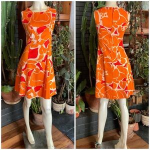 Vintage 60s 70s Kahala Hawaiian A-Line Black Dress